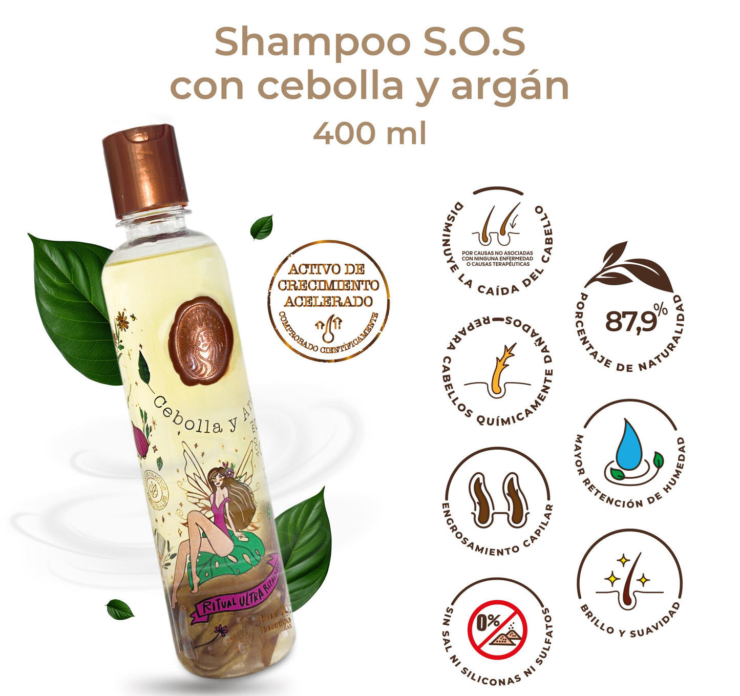 Onion and Argan S.O.S Shampoo