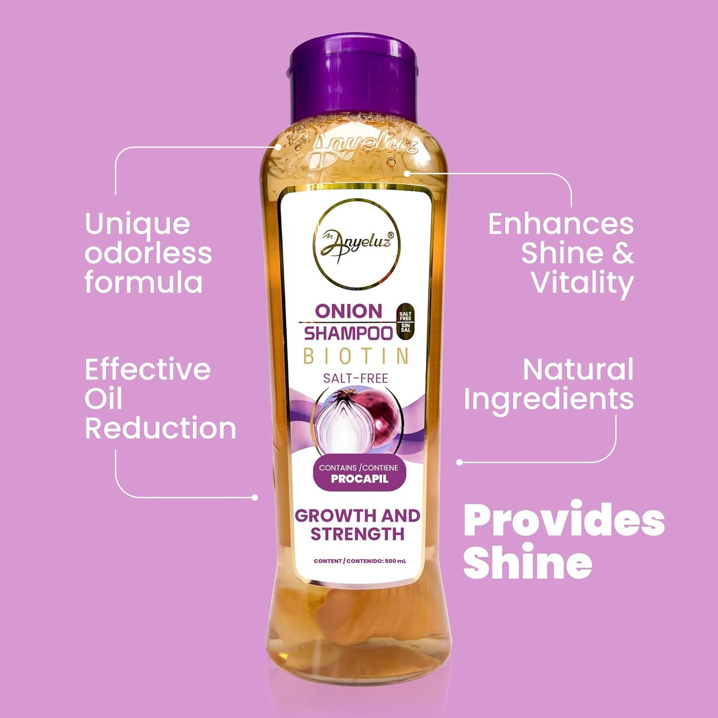 Anyeluz Onion Shampoo